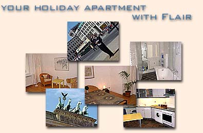 full furnished holiday apartment in Berlin the capital of Germany