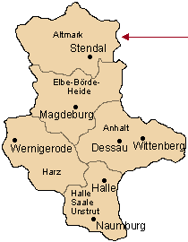 Karte Sachsen-Anhalt