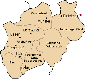Karte - Nordrhein Westfalen