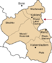 Karte Rheinland-Pfalz