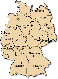 choose an region in Germany