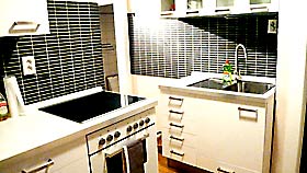 K&uuml;che im Apartment Scheunenviertel