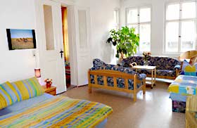 eines der verbundenen Zimmer