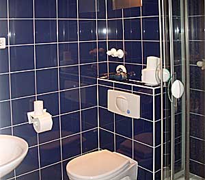 Badezimmer mit Dusche