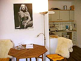La pequeña cocina del apartamento -Berlín Charlottenburg