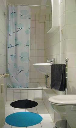 Bath with shower