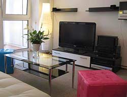 Living room: flat screen TV
