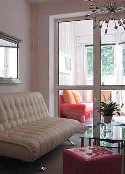 Living room and conservatory