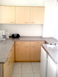 The kitchen of the holiday apartment