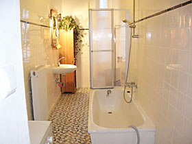 own bathroom in apartment