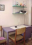 Schreibtisch im Zimmer