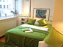 grünes Zimmer - Doppelbett 1,60m