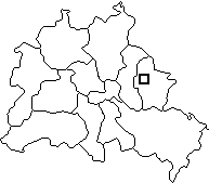 mapa Berlin