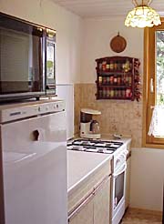 The kitchen in the cottage - holiday apartment