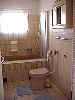 Salle de bains avec la baignoire