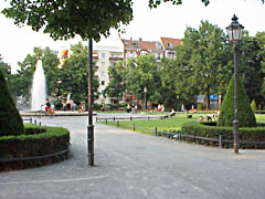 La plaza Victoria-Luise de Berln