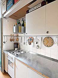 Die Küche zur Mitbenutzung des Privatzimmer im Prenzlauer Berg