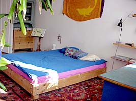 Tweepersoonsbed + extra bed voor derde persoon