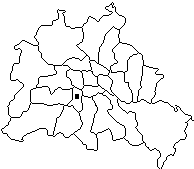 map of Berlin in Germany