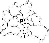 Карта Берлина, чтобы найти апартаменты рядом с Хакешер Маркт