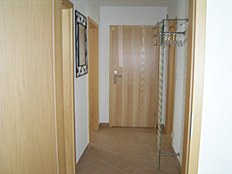 the hall of the modern apartment