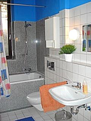 Bad mit Badewanne Apartment