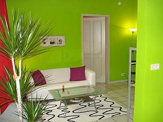 Wohnzimmer des Apartments