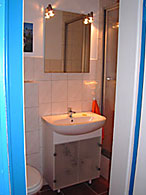 own bathroom with shower 