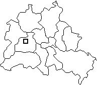 mapa Berlin