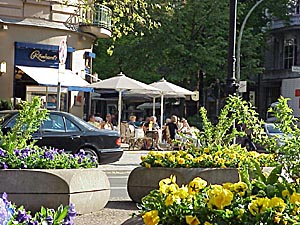 Café Reinhard´s junto al Berlín  Kurfürstendamm