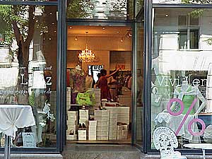 boutique de chaussure - rue latérale Kurfürstendamm