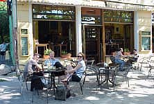 Café en los alrededores del piso de Berlín Prenzlaeur Berg