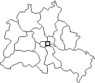 Map of Berlin in Germany