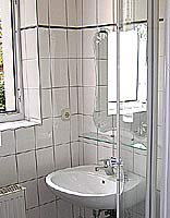 own bathroom with shower