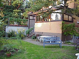 jardín de la casa en Berlín Charlottenburg