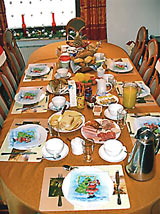 el desayuno también se ofrec