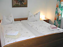 Gästezimmer der Pension Stuttgart