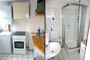 kitchenette/bathroom