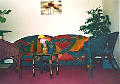 Sitzecke im Zimmer