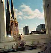 Blick aus dem Küchenfenster