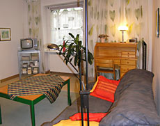 La sala de estar del piso de vacaciones de Berln Schneberg
