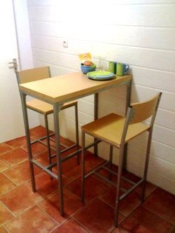 Seating in the kitchen
