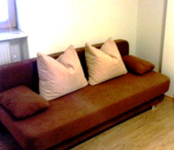 Sofa in the apartment