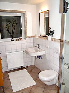 El baño del apartamento