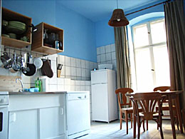 la cocina del apartamento de Berln Mitte