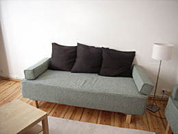 el sof cama de la habitacin del apartamento