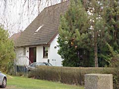 Im Obergeschoss des Hauses befindet sich das Apartment