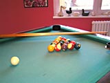 the pool table can be used