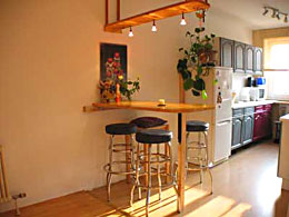 Sitzmöglichkeit in der Küche