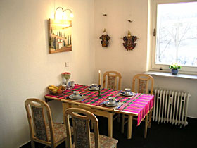a dining room